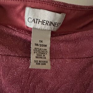 Catherines Shimmering Rose Top 1X